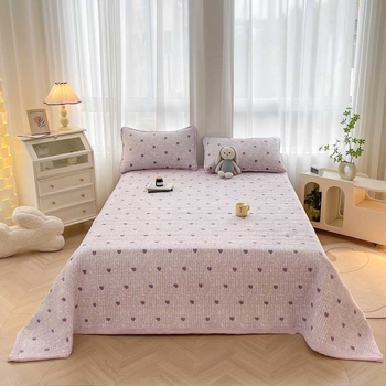 Milk Velvet Fitted Sheet - Tie-Dye ispis, minimalistički stil, druga tkanina