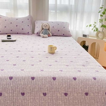 Milk Velvet Fitted Sheet - Tie-Dye ispis, minimalistički stil, druga tkanina