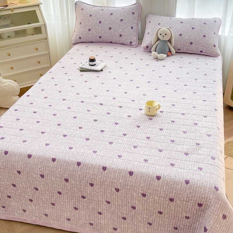 Milk Velvet Fitted Sheet - Tie-Dye ispis, minimalistički stil, druga tkanina