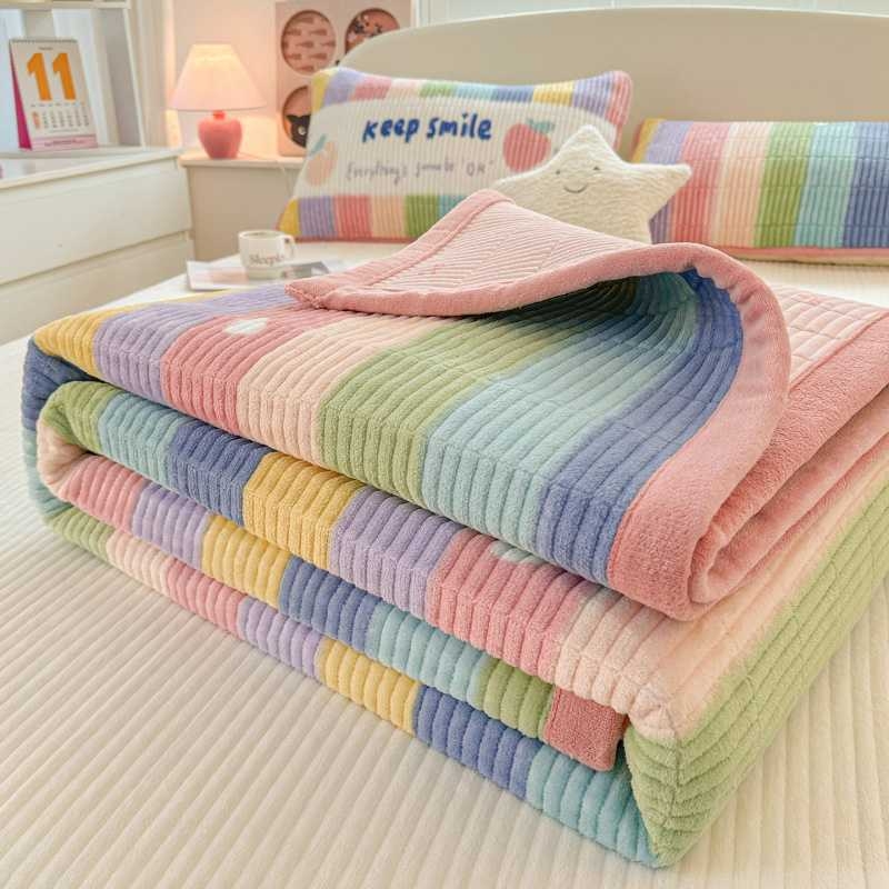 Milk Velvet Fitted Sheet - Tie-Dye ispis, minimalistički stil, druga tkanina