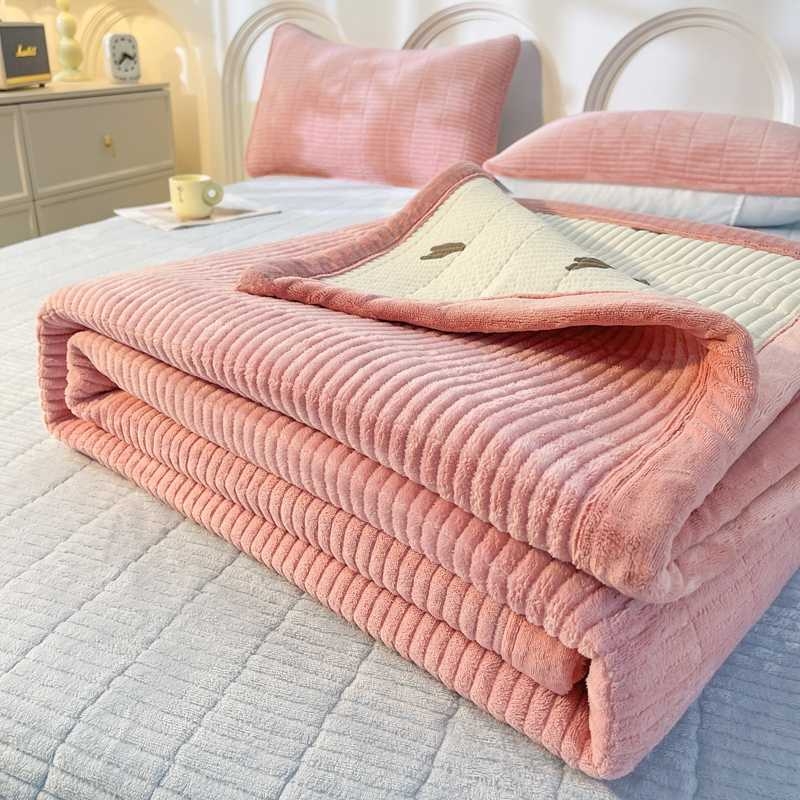 Milk Velvet Fitted Sheet - Tie-Dye ispis, minimalistički stil, druga tkanina