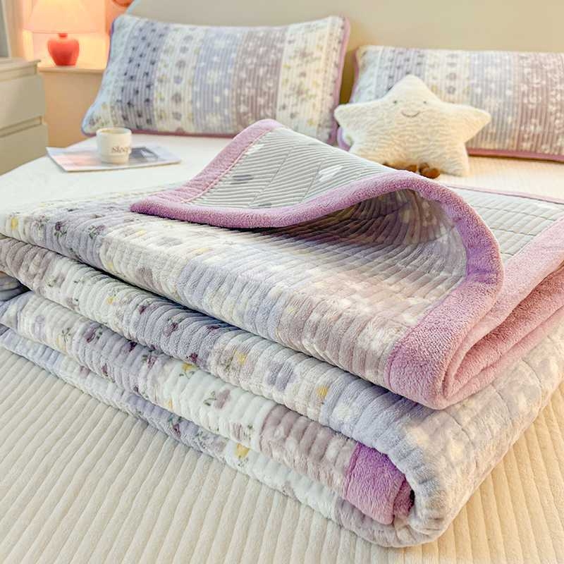 Milk Velvet Fitted Sheet - Tie-Dye ispis, minimalistički stil, druga tkanina