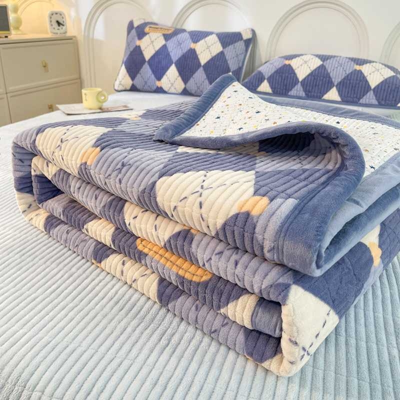 Milk Velvet Fitted Sheet - Tie-Dye ispis, minimalistički stil, druga tkanina