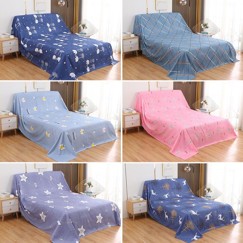 Acoperire antipraf pentru mobilier — fibre de poliester, stil pastoral, pentru canapea, pat și frigider