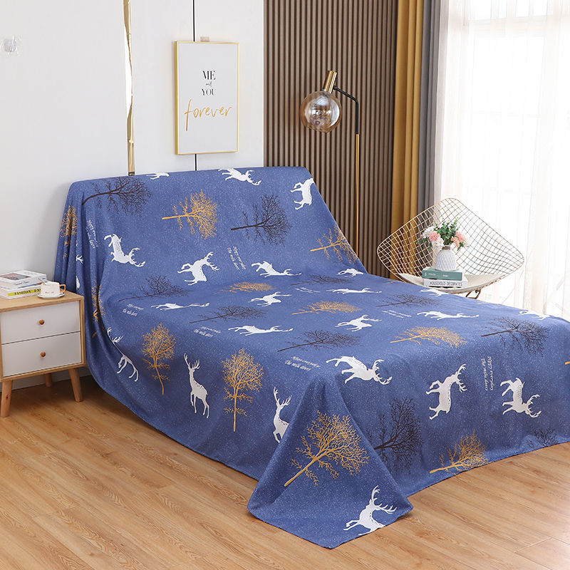 Acoperire antipraf pentru mobilier — fibre de poliester, stil pastoral, pentru canapea, pat și frigider