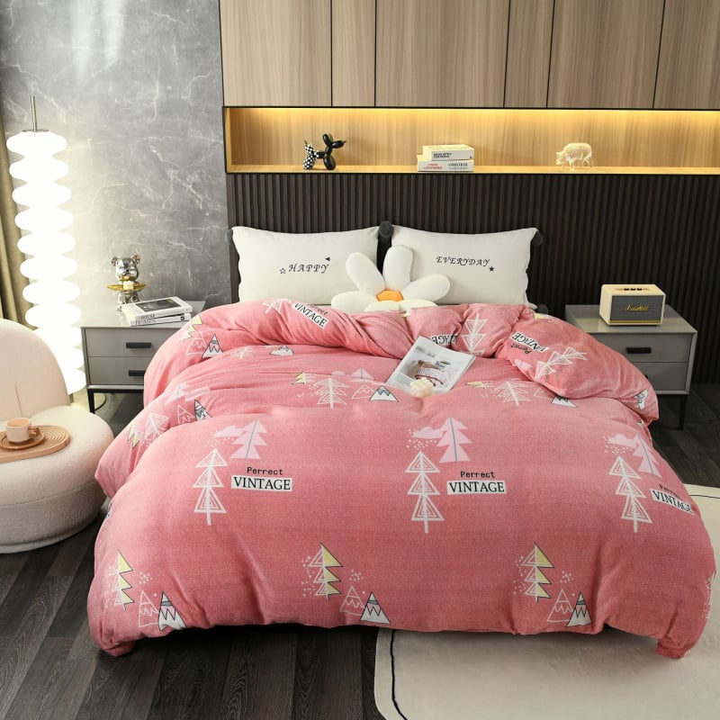 Tej Velúr paplanhuzat — sima szövet, reaktív nyomtatás és színezés, testreszabható feldolgozás; minták: csíkok, geometriai, virágos.