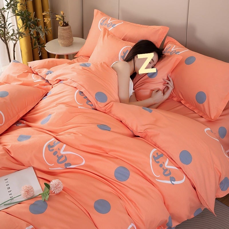 Καλύμισμα Παπλώματος από 100% Βαμβάκι σε Τβιλ – Reactive Εκτύπωση, Ρίγες/Δίκτυο/Φυτά και Λουλούδια, Απλό Στυλ