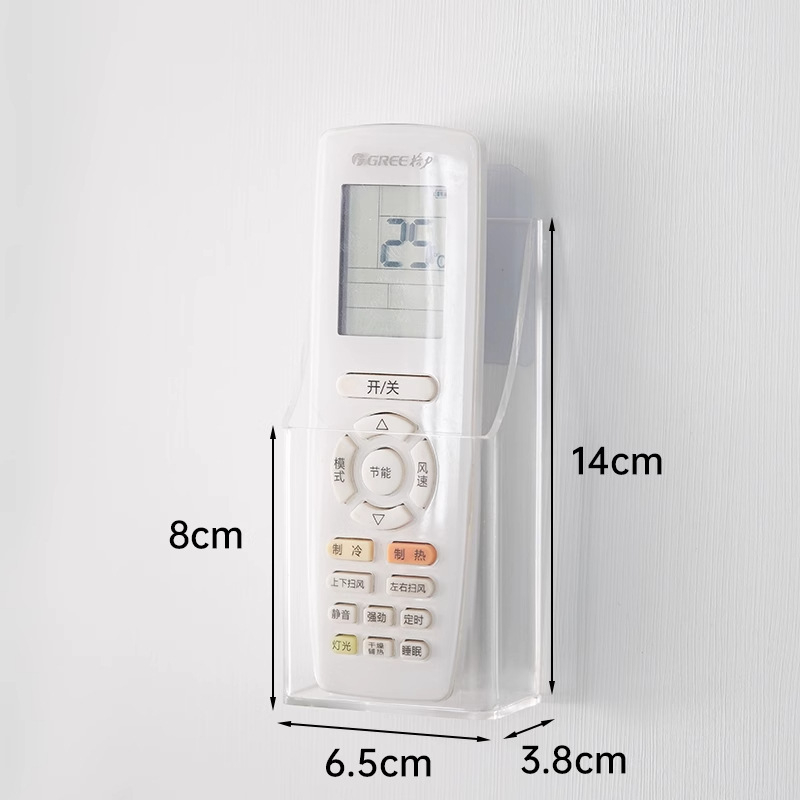 ABS sieninis laikiklis saugojimui nuotolinėms ir telefonams — šiuolaikinis minimalistinis stilius, saugojimas ir organizavimas, pritaikymas įmanomas