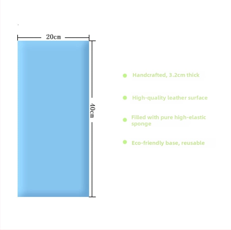 Vaikų apsauginė minkšta sieninė kilimėlis su lipnia tatami baze galvai ir nugarai — PVC medžiaga, animacinio stiliaus, vienos spalvos raštas, pritaikoma, tinkama svetainei, miegamajam, lauke ir restoranams