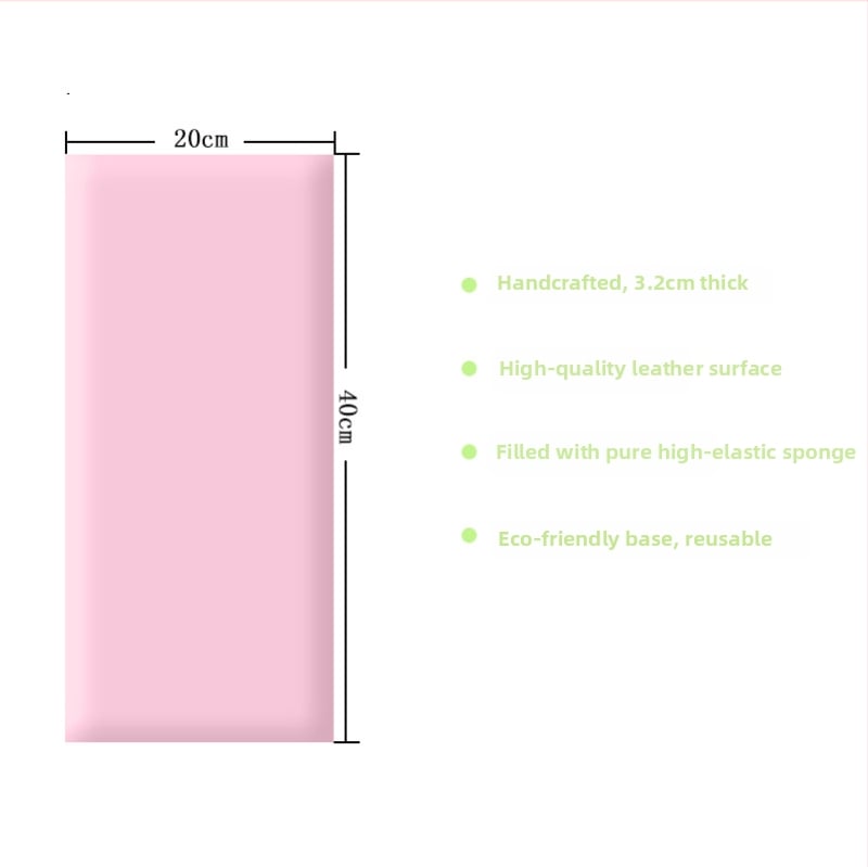 Vaikų apsauginė minkšta sieninė kilimėlis su lipnia tatami baze galvai ir nugarai — PVC medžiaga, animacinio stiliaus, vienos spalvos raštas, pritaikoma, tinkama svetainei, miegamajam, lauke ir restoranams