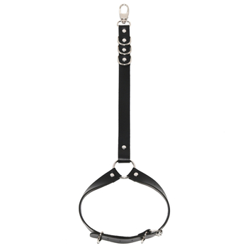 Kojos žiedas su pėdos kilpa ir grandine punk stiliaus roko gatvės šokiui, unisex, Cortex medžiaga, gėlių stilius, atskiras įpakavimas, pritaikymas įmanomas, Žiema 2025