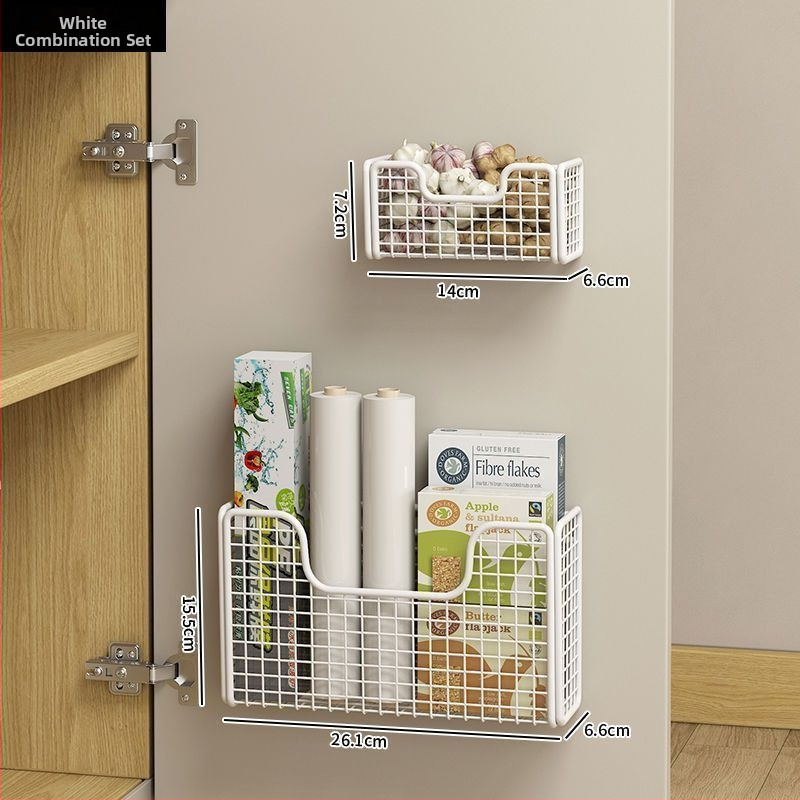 Virtuvės spintos durų vidinis laikymo laikiklis – Geležis, atviras dizainas, šiuolaikinis minimalistinis stilius, tinkamas virtuvei ir restoranui