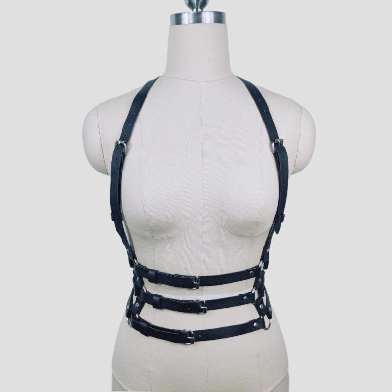 Pieaugušo seksa rotaļlieta, pank stila — metāla alumīnija ķēdes gredzens ķermei, roku darbs, ādai draudzīgs, individuāli iepakots