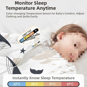 Baba hálózsák ősz–télre, vastagított, tiszta pamut anyag, kasmír töltés