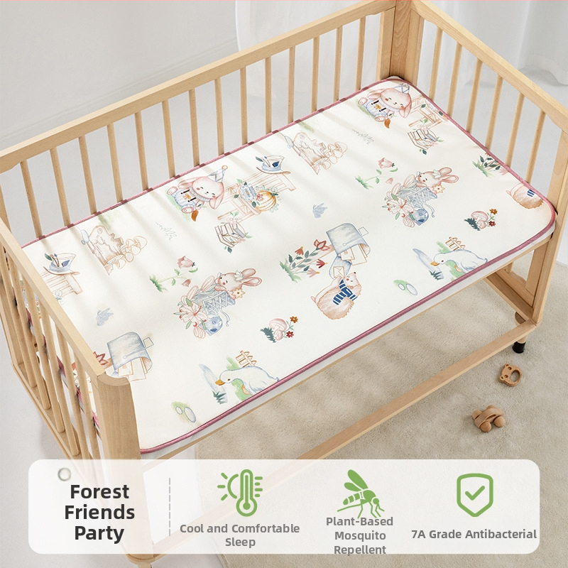 Bepeps Chladicí matrac pre bábätká – Prírodné vlákna eukaliptusu a polyester, pre deti 1–2 roky, matrac do postieľky