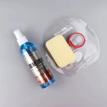 Cool Sleep Stalo teniso raketės gumos valymo ir priežiūros skystis su putų šluoste – viskozės didinimo komplektas