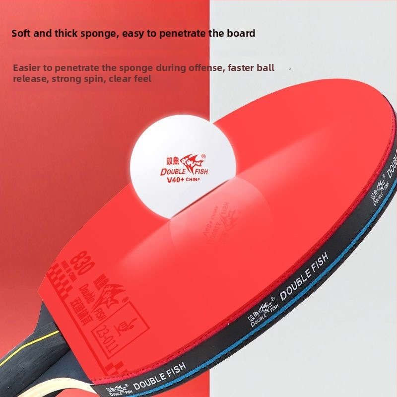 DOUBLE FISH stalo teniso raketė, anti-klijų guma, prekės kodas S-5, tinkama stalo tenisui ir badmintonui