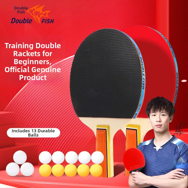 DOUBLE FISH stalo teniso raketė, anti-klijų guma, prekės kodas S-5, tinkama stalo tenisui ir badmintonui