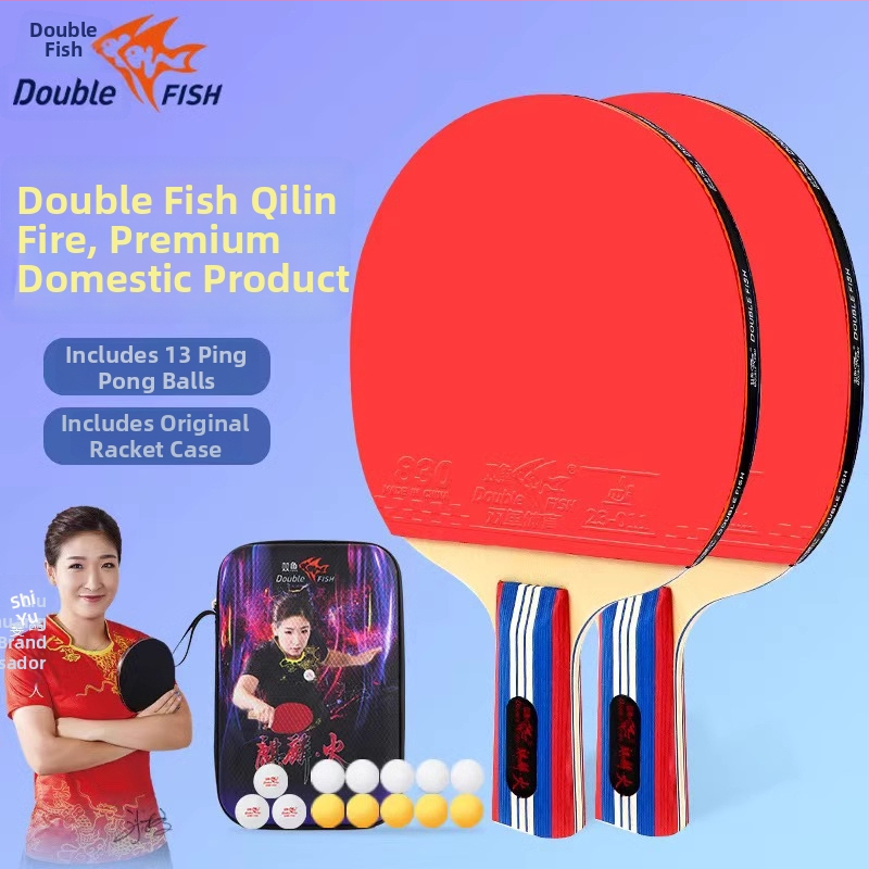 DOUBLE FISH stalo teniso raketė, anti-klijų guma, prekės kodas S-5, tinkama stalo tenisui ir badmintonui