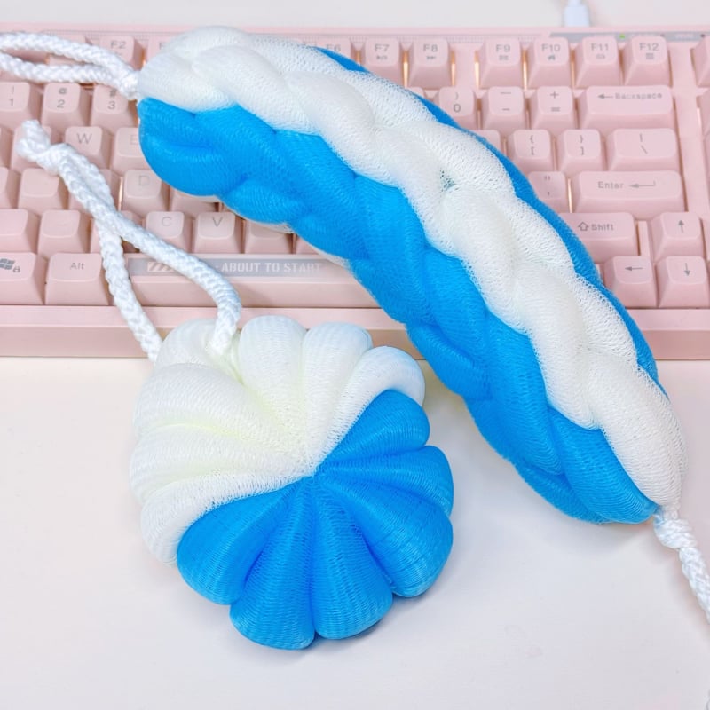 Fürdőbar habzó scrub virág a hátnak – PE