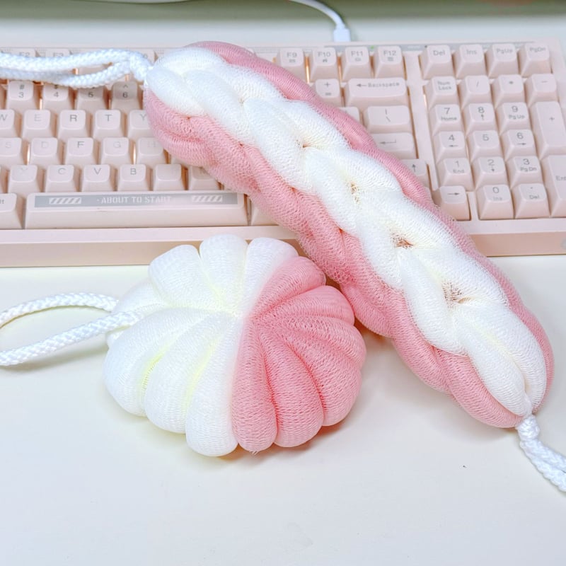 Fürdőbar habzó scrub virág a hátnak – PE