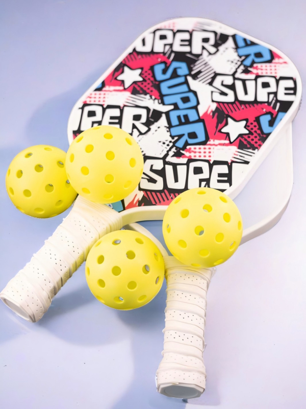 Fiberglass pickleball reketa s opcijom ispisa logotipa (Materijal: Fiberglass; Marca: Blue Power; Težina: 220 g)