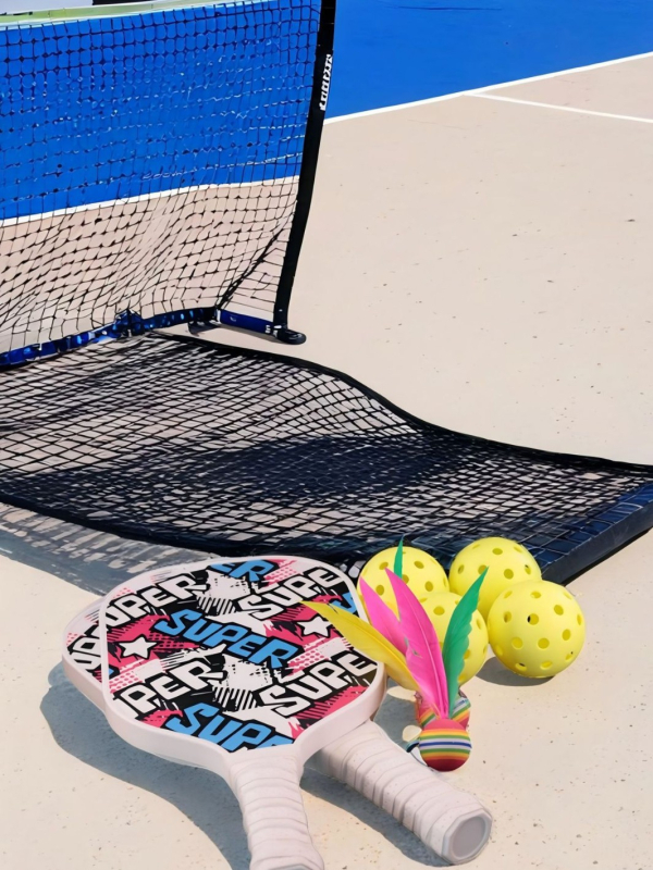 Fiberglass pickleball reketa s opcijom ispisa logotipa (Materijal: Fiberglass; Marca: Blue Power; Težina: 220 g)