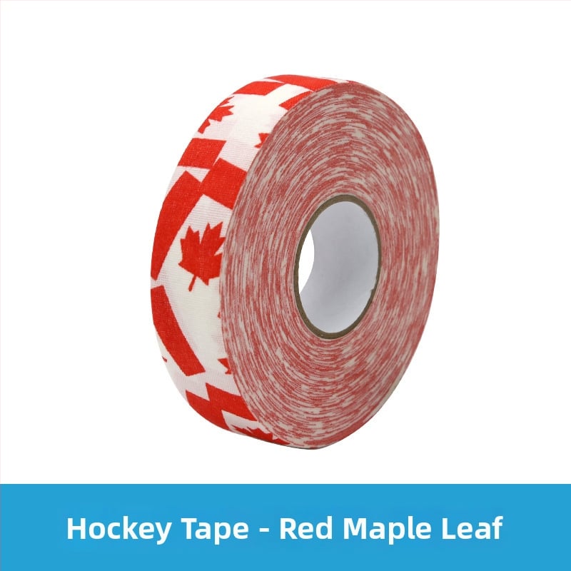 Памучна хокей лента за захват на стика – износоустойчива противохлъзгаща лента за хокей и хокей на лед, кутия 100 броя, защита на дланта, лакътя и глезена