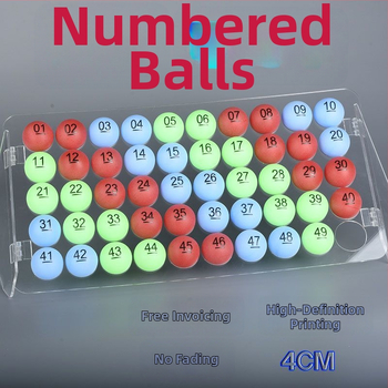 Asztalitenisz labdák készlet – számozott, varrat nélküli — Unique márka, PP anyag