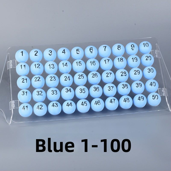 Asztalitenisz labdák készlet – számozott, varrat nélküli — Unique márka, PP anyag