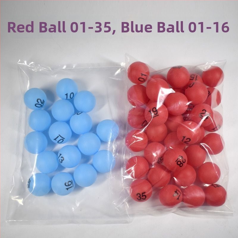 Asztalitenisz labdák készlet – számozott, varrat nélküli — Unique márka, PP anyag