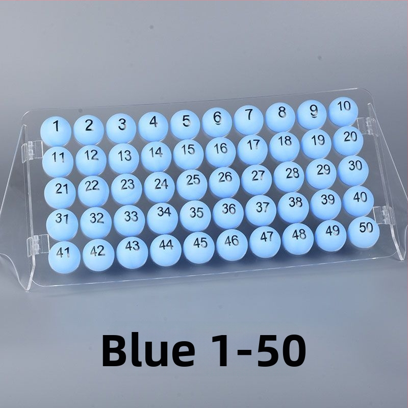 Asztalitenisz labdák készlet – számozott, varrat nélküli — Unique márka, PP anyag