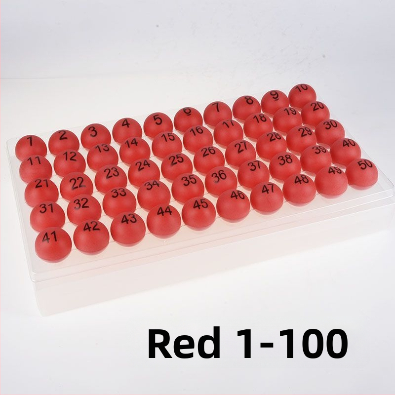 Asztalitenisz labdák készlet – számozott, varrat nélküli — Unique márka, PP anyag