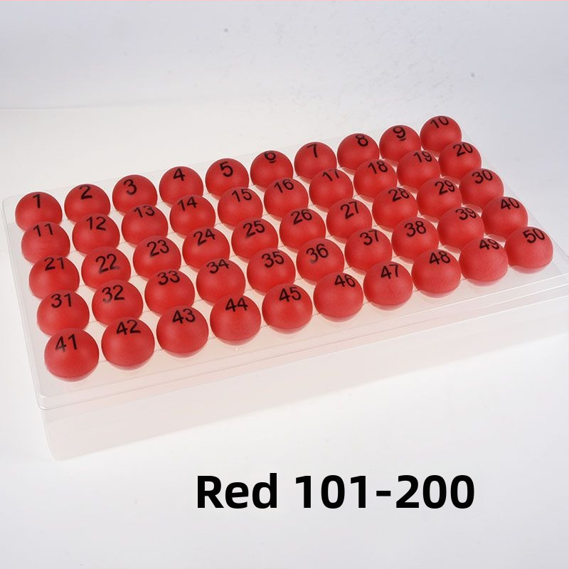 Asztalitenisz labdák készlet – számozott, varrat nélküli — Unique márka, PP anyag