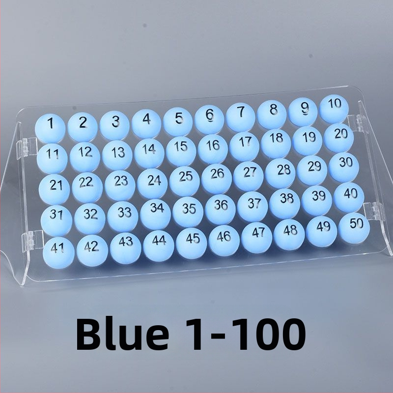 Asztalitenisz labdák készlet – számozott, varrat nélküli — Unique márka, PP anyag