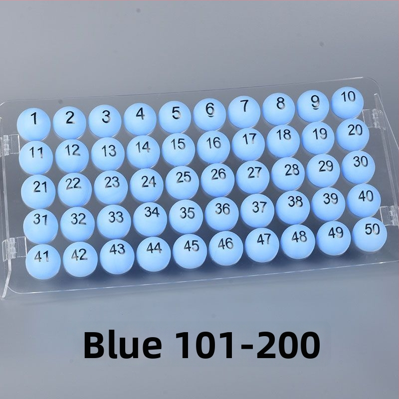 Asztalitenisz labdák készlet – számozott, varrat nélküli — Unique márka, PP anyag