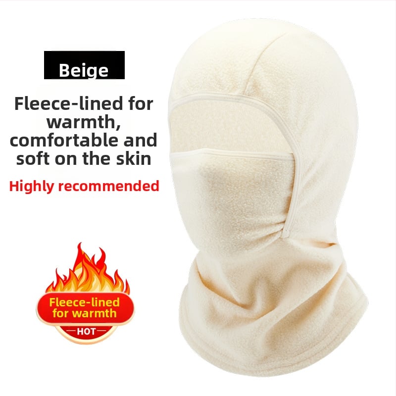 Velosipēdu sejas maska no polārā flīsa, unisex, pielāgojama apstrāde, ziemas sejas aizsardzība