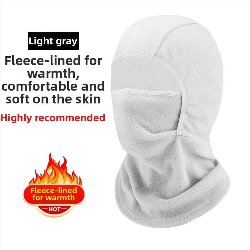 Velosipēdu sejas maska no polārā flīsa, unisex, pielāgojama apstrāde, ziemas sejas aizsardzība