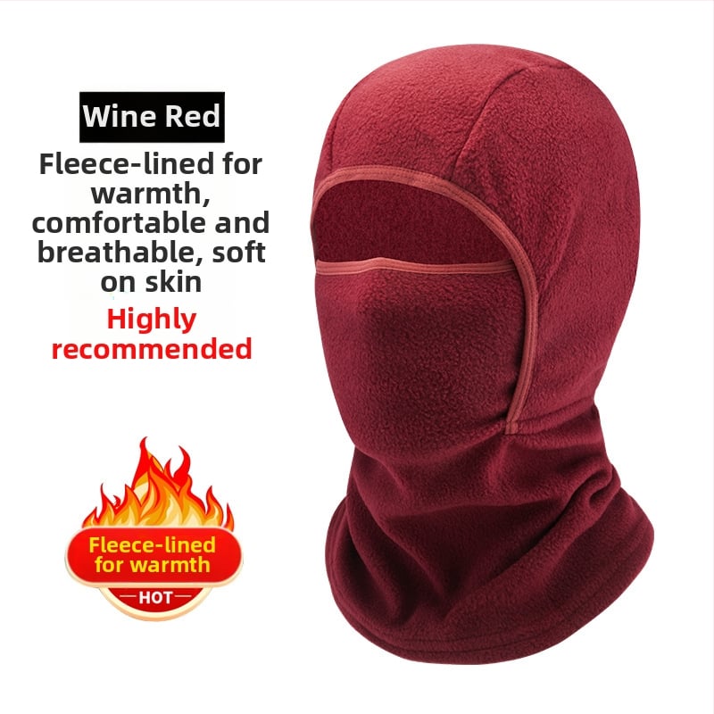 Velosipēdu sejas maska no polārā flīsa, unisex, pielāgojama apstrāde, ziemas sejas aizsardzība