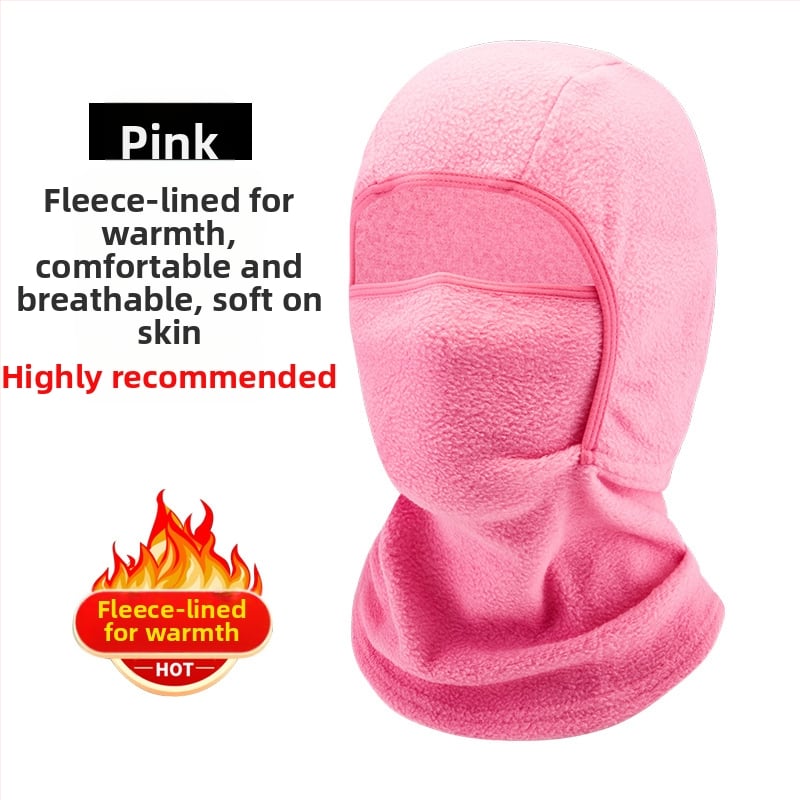 Velosipēdu sejas maska no polārā flīsa, unisex, pielāgojama apstrāde, ziemas sejas aizsardzība