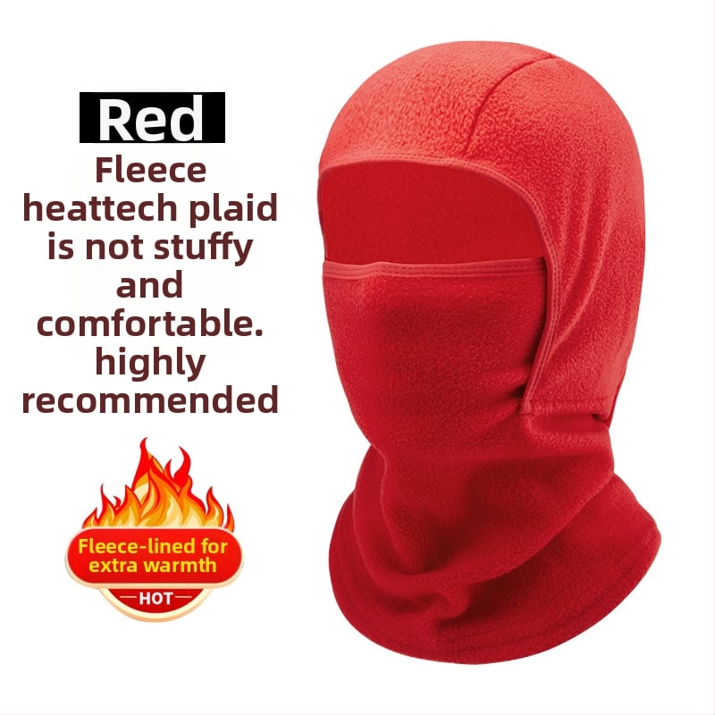 Velosipēdu sejas maska no polārā flīsa, unisex, pielāgojama apstrāde, ziemas sejas aizsardzība