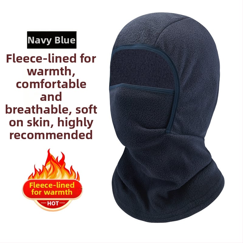 Velosipēdu sejas maska no polārā flīsa, unisex, pielāgojama apstrāde, ziemas sejas aizsardzība