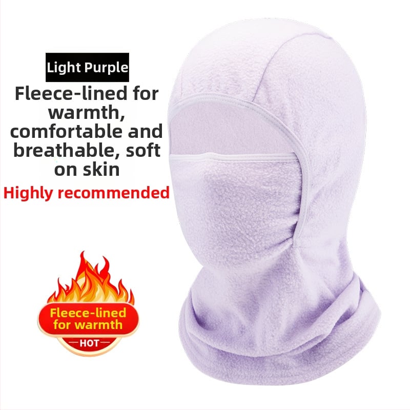 Velosipēdu sejas maska no polārā flīsa, unisex, pielāgojama apstrāde, ziemas sejas aizsardzība