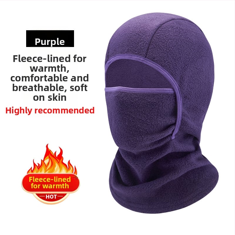 Velosipēdu sejas maska no polārā flīsa, unisex, pielāgojama apstrāde, ziemas sejas aizsardzība