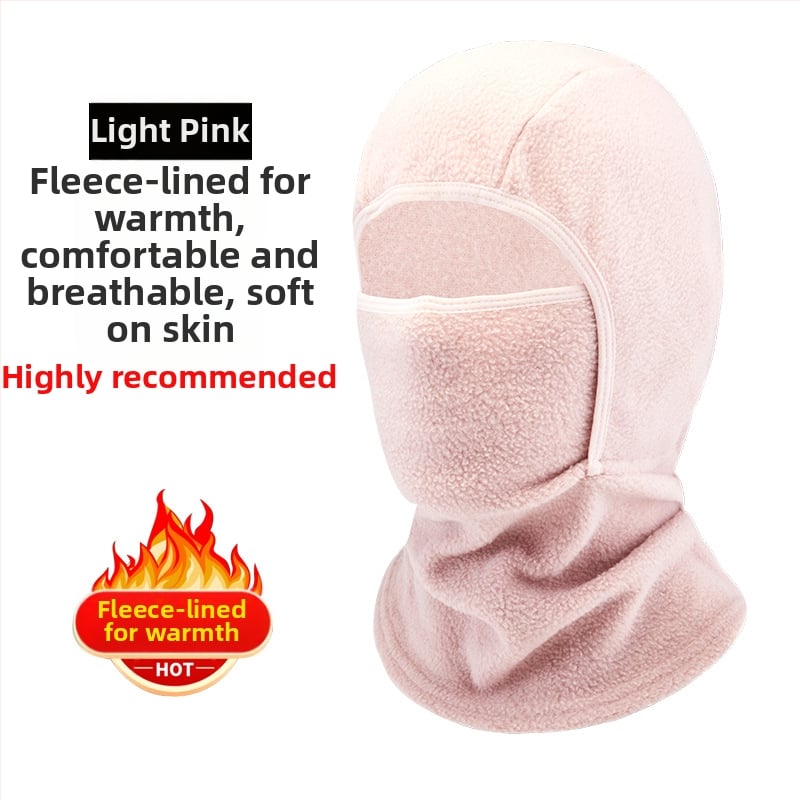 Velosipēdu sejas maska no polārā flīsa, unisex, pielāgojama apstrāde, ziemas sejas aizsardzība