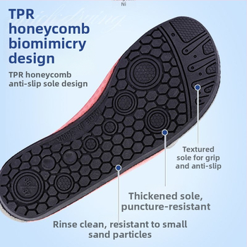 Unisex ūdens kurpes pludmales, niršanas un upes pārgājieniem – pretslīdēšana, izturīgas, elpojošas, PVC augšdaļa un zole