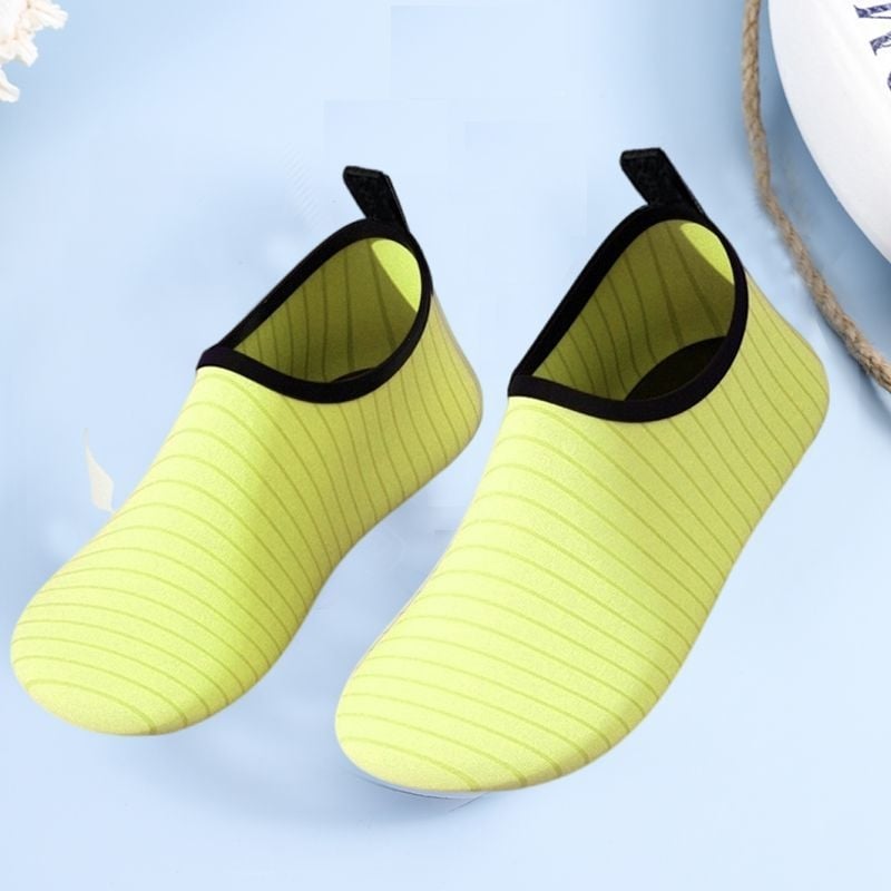 Unisex ūdens kurpes pludmales, niršanas un upes pārgājieniem – pretslīdēšana, izturīgas, elpojošas, PVC augšdaļa un zole