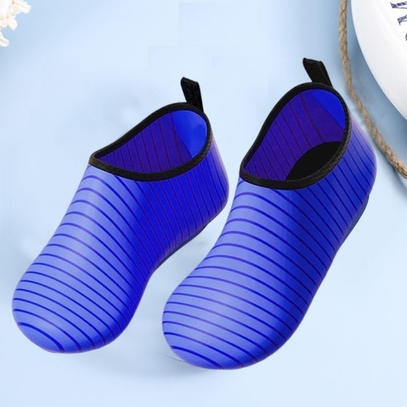 Unisex ūdens kurpes pludmales, niršanas un upes pārgājieniem – pretslīdēšana, izturīgas, elpojošas, PVC augšdaļa un zole