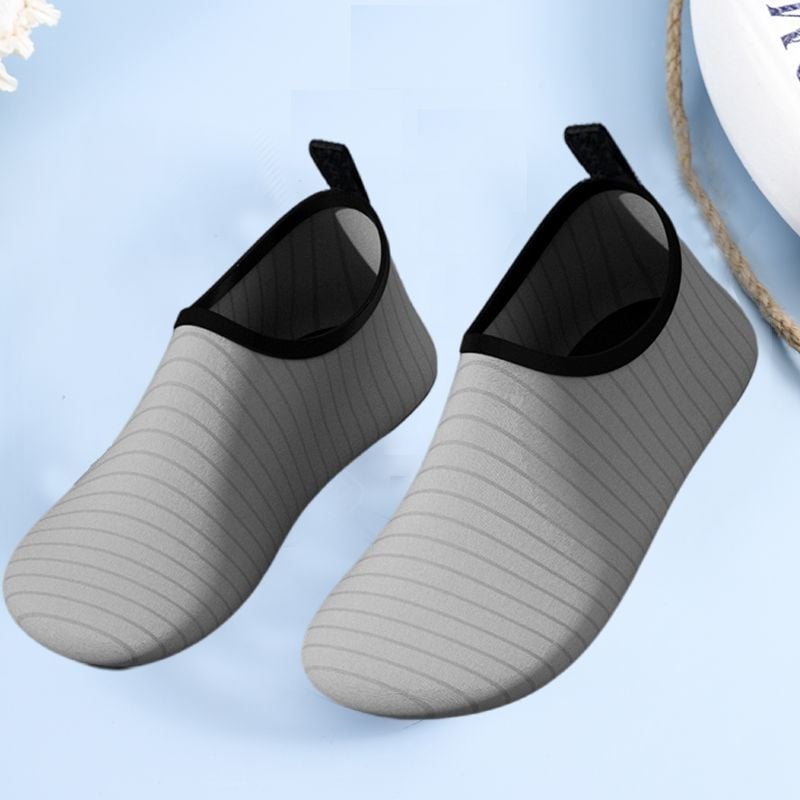 Unisex ūdens kurpes pludmales, niršanas un upes pārgājieniem – pretslīdēšana, izturīgas, elpojošas, PVC augšdaļa un zole