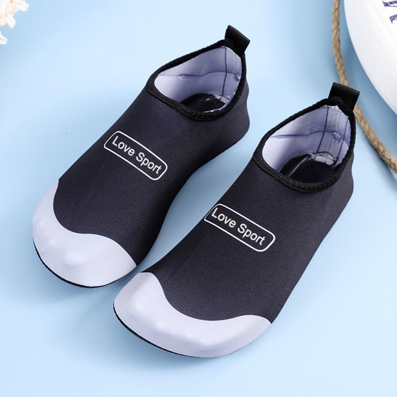 Unisex ūdens kurpes pludmales, niršanas un upes pārgājieniem – pretslīdēšana, izturīgas, elpojošas, PVC augšdaļa un zole